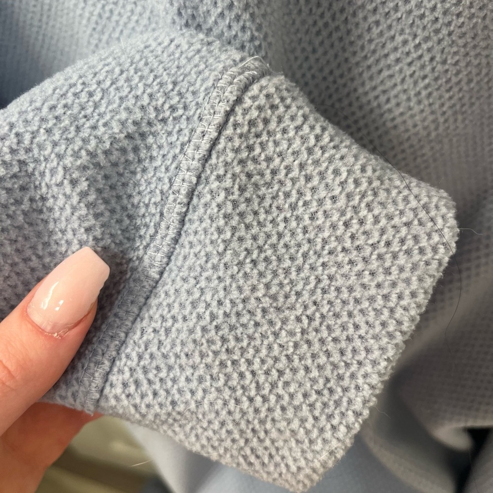 Joe Fresh XS Women's Waffle Knit Light Gray Matching Coord Jogger Set - Picture 4 of 10